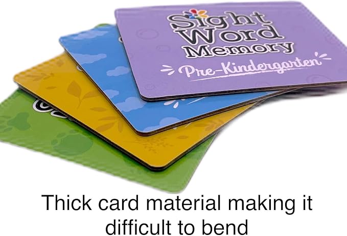 Sight Word Memory Game / Matching Game. Reading and Language Building for Grades Pre-Kindergarten Through Second Grade. Early Children's Educational Learn to Read (Kindergarten)