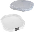MEKA Tuff Tray Waterproof Cover for Kids – Messy Play, Sensory, STEM Activities, Classroom & Home Use (White, Small 28" x 28")