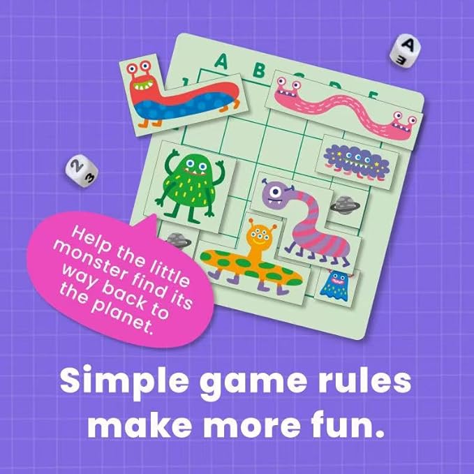 Quick Thinking！Strategy Duel - Brain Battle Game for Kids 4+ |logic puzzle game kid,Spatial Reasoning&Thinking game&brain board game,STEM Education|Kids BIngo & Family Night | 2-Player Competition