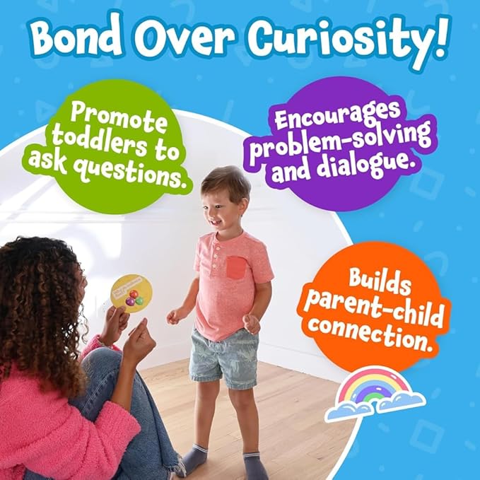 What Where When Conversation Flash Cards for Toddlers 2+ Years - Speech Therapy Materials - 50 Double Sided Flashcards - Learn to Talk, Social Skills & Emotional Learning Activities, by Pidoko Kids