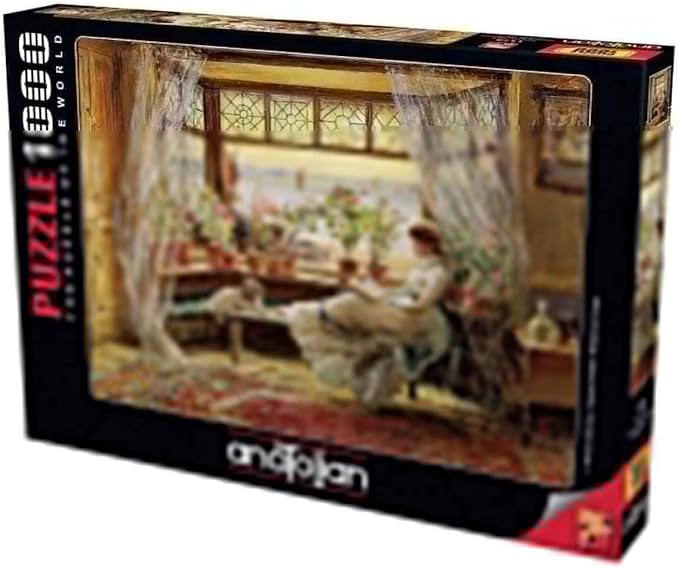 Anatolian Puzzle - Reading by The Window, 1000 Piece Puzzle, #1175