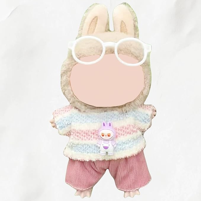 4 Pack—17cm Doll Clothes,Premium Doll Outfit with Accessories,Doll Princess Skirt,Cute Clothes Outfit for 17cm Dolls,End Dolls Fashion Clothing Set(No Dolls and Shoes) (Set 6)