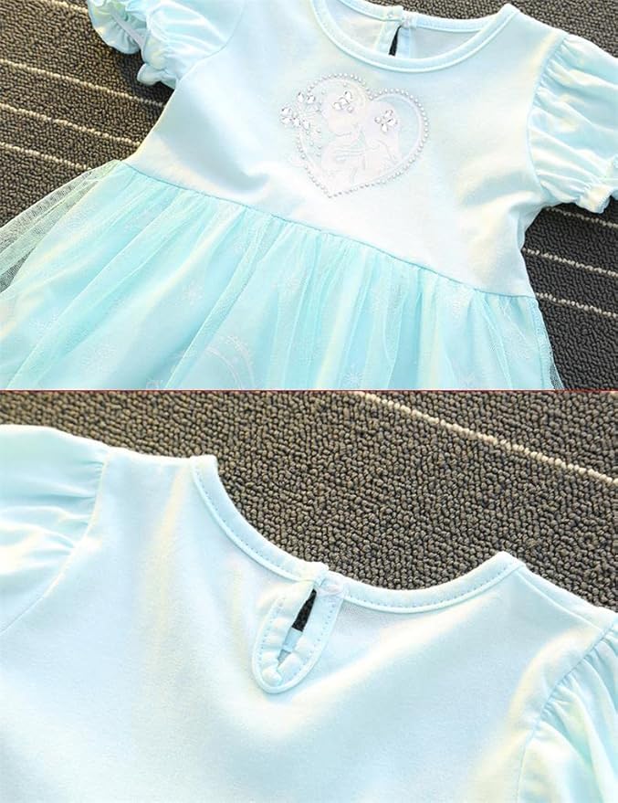Dressy Daisy Princess Dress Up Clothes Halloween Fancy Party Tulle Skirt Summer Outfit for Baby & Toddler Girls