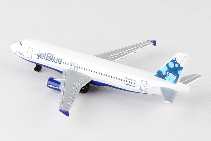 Daron Toy Airplane – jetBlue – Die-Cast Metal Model Airplane Toy with Plastic Parts for Kids Ages 3+