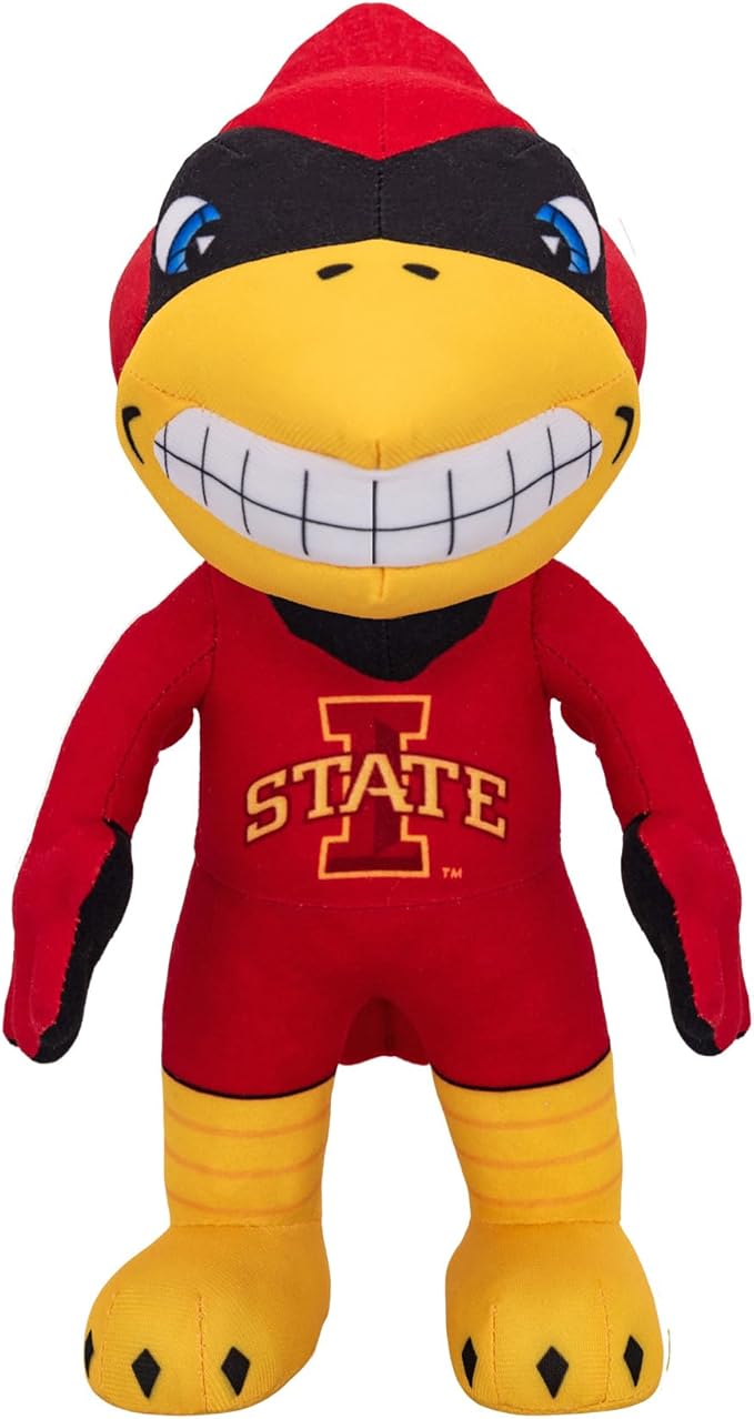 Bleacher Creatures Iowa State Cyclones Cy The Cardinal 10" Mascot Plush Figure - A Mascot for Play or Display