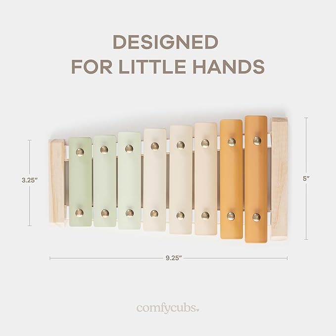 Comfy Cubs Xylophone for Kids - Early Childhood Development Musical Toys for 3 Years Old and Above - Colorful Kids Musical Instruments, Non-Toxic, Durable Percussion Instrument for Toddler Learning