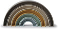 mushie Rainbow Stacker Toy | Made in Denmark (Hillside)