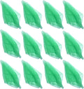 Hoerev Pack of 12 Approx. 24" x 24" Juggling Dancing Scarves Floaty Scarves,Single Colors, 12pcs Green