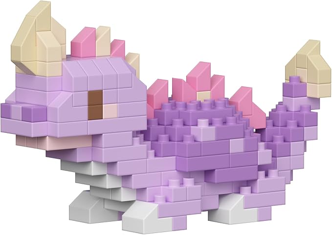 Stegosaurus Cute Dinosaur Animals Creature Building Toy Blocks Ancient Creatures Life Mini Bricks Micro Building Toys