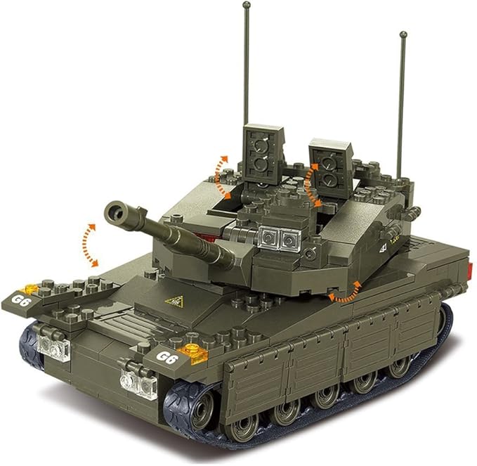 Sluban Merkava Tank 344 Pieces Building Blocks Set