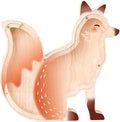 Wooden Fox Piggy Banks for Kids, Adorable Fox Piggy Bank with Acrylic Panels, Unbreakable Toddler Money Box for Girls Adults Boys, Cute Saving Coin Jar for Birthday Décor