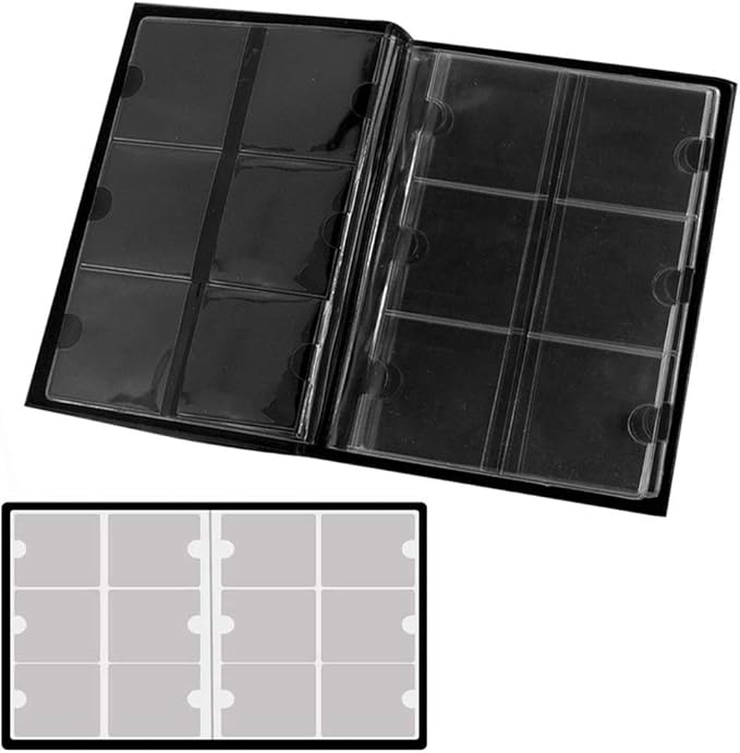 Coin Albums with Cardboard Holders - 60 Pockets 2x2 inches Coin Storage Books for Coin Flips Collection Holders CS36