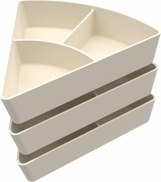 Inspire My Play - 3 x Silicone Sorting and Organising Compartments - Compatible with Sensory PlayTray - Sensory Bin Accessories - Early Development & Activity Toys for Disabled Children - Stone