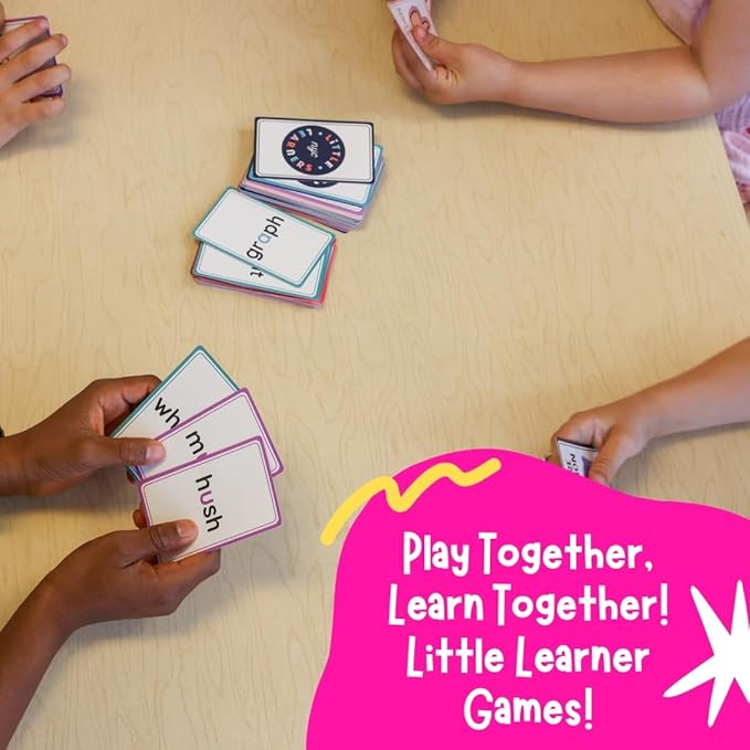 Wild Words Digraphs & Blends Card Game – Phonics & Reading Game for Kids Ages 4+ – Educational Learning Game for Word Recognition, Spelling – Perfect for Classroom & Family