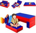 Costzon 4-in-1 Unique Shapes Convertible Climb and Crawl Foam Set for Climbing, Crawling, Sliding, 8-Piece Colorful PU Activity Play Soft Zone for Baby, Preschooler (Assorted)
