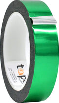 WOD MPFT2 Green Metalized Polyester Mylar Film Tape with Acrylic Adhesive, 1.5 inch x 72 yds. Vibrant Mirror Green Tape, Decor Tape for Detailing Accent Wall, Graphic Arts, Car and Boat Trim