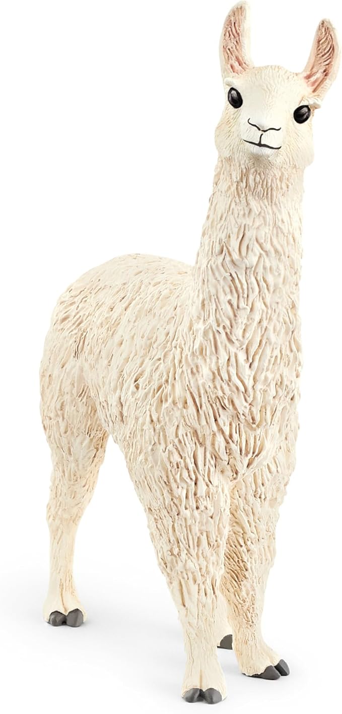 Schleich Farm World 5-Piece Farm Animal Toy Set Including Cute Llama, Rabbit, Sheep, Hen and Goose Figurines - Realistic Animal Toys for Toddlers & Kids Ages 3+