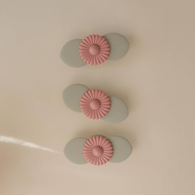 mushie Blossom Suction Spinner Toy | Toddler Sensory Toys for Bath & Play