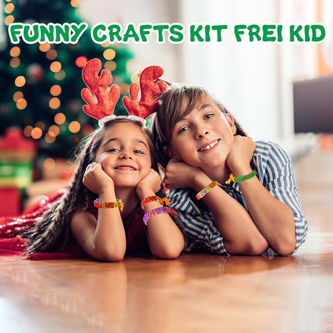 Art & Craft Kits for Kids, DIY Friendship Bracelet Making Kit for Girls, Jewelry Making, Christmas Gifts for Ages 5-12, Toys for Ages 5, 6, 7, 8, 9, 10, 11, 12 Years Old, Party Craft Activity