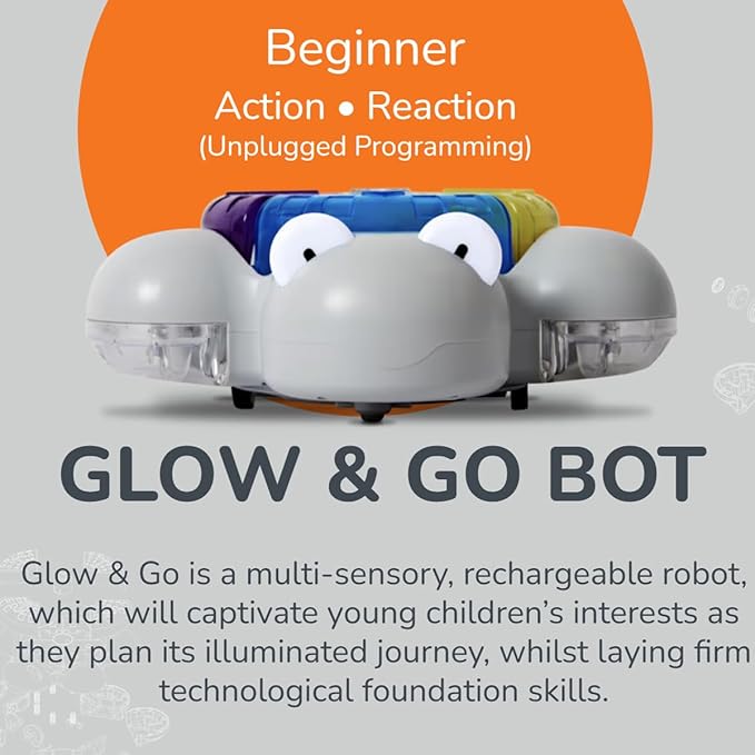 Generic TTS Programming Journey STEAM Programmable Robots Bundle - Glow & Go Bot, Bee-Bot, Blue-Bot, Tuff-Bot The Rugged Robot, Loti-Bot and Oti-Bot Coding Robots for Early Years to 12+ Years