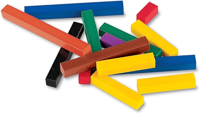 Learning Resources Cuisenaire Rods Small Group Classroom Set, Math class, Teacher aids, 155 Piece Wood Set