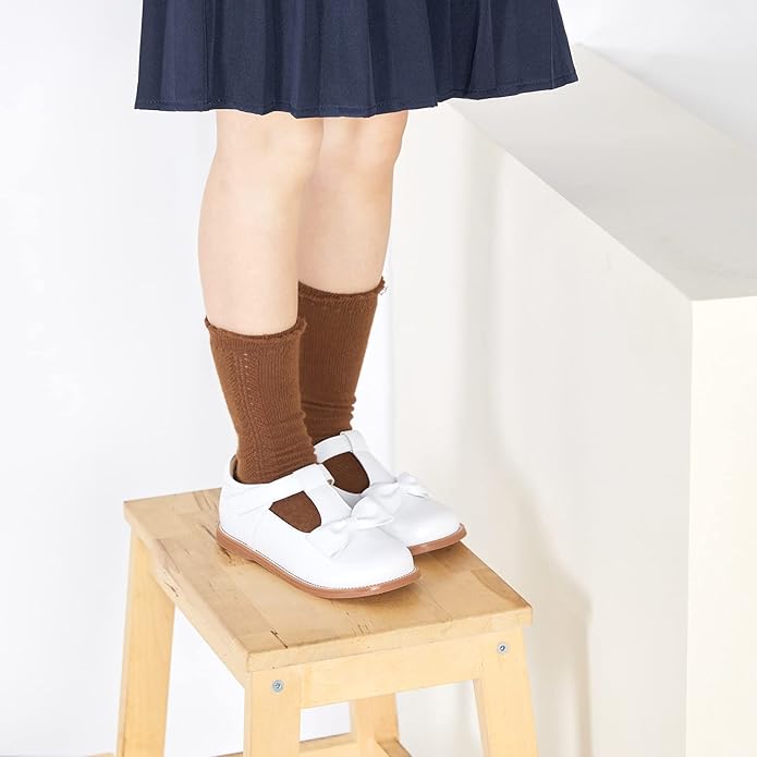Felix & Flora Toddler Little Girl Mary Jane Dress Shoes - Ballet Flats for Girl Party School Shoes