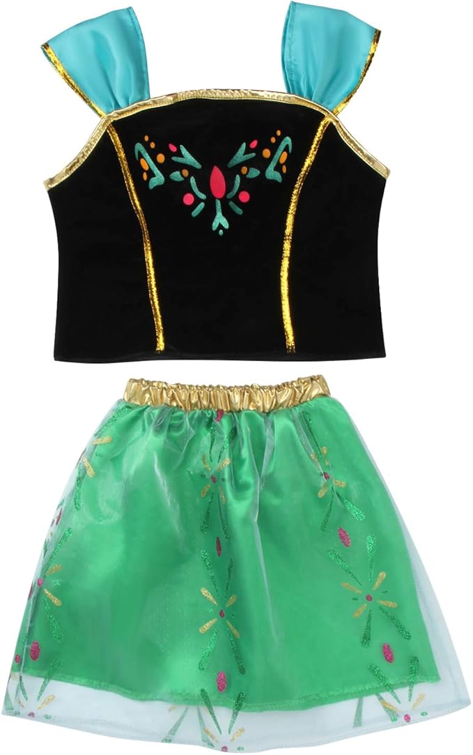 VGOFUN Princess Dresses for Girls - Dress up Clothes Pretend Play for Toddler Girl Christmas Birthday Gift for 3-6 Years