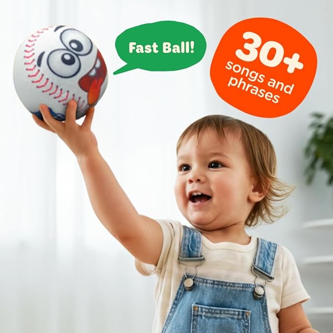 Move2Play, Hilariously Interactive Toy with Music & Sound Effects | Birthday Gift for Boy & Girl | Ball for Toddler & Baby | 6, 12, 18+ Months | 1, 2, 3+ Year Old
