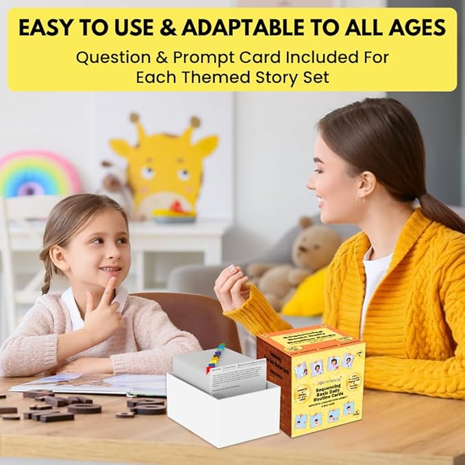 Sequencing for Kids Basic Daily Routines Speech Therapy Material Social Development and Sentence Building ABA Therapy Material Speech Therapy Game English Language Bilingual Learners ESL