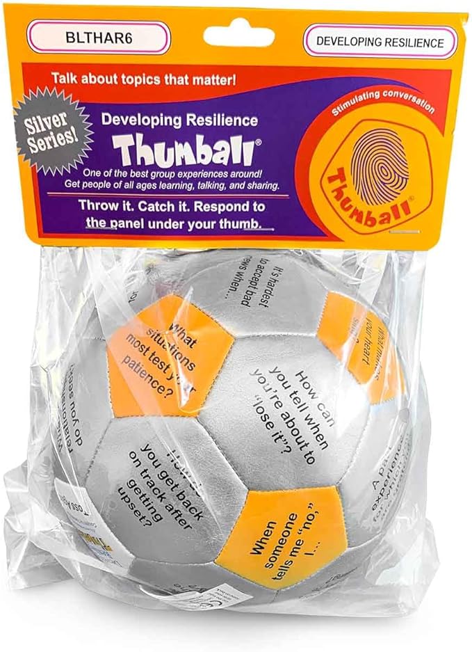 Trainers Warehouse 6" Thumball Collection, 32 Prompts for Conversation, Team Building, Relationship and Training