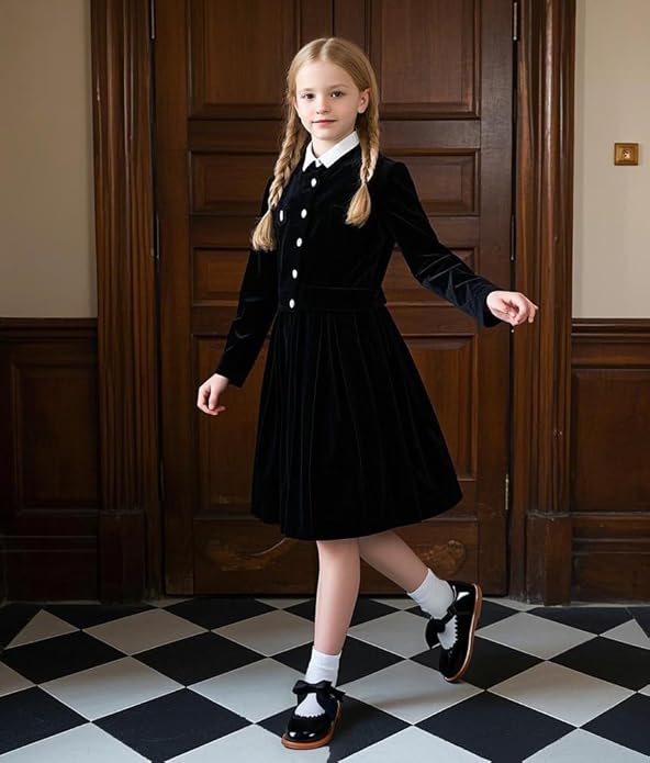 Felix & Flora Toddler Little Girl Mary Jane Dress Shoes - Ballet Flats for Girl Party School Shoes