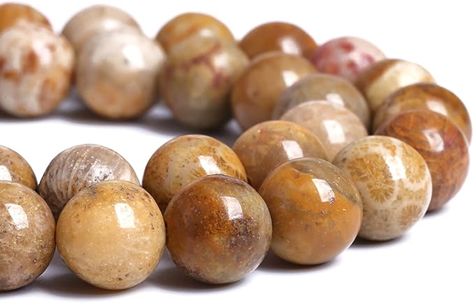 8MM 45PCS Natural Stone Coral Jade Chrysanthemum Beads for Jewelry Making DIY Bracelet