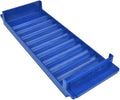 Rolled Coin Plastic Storage Tray, Nickels, Blue (5 Trays)