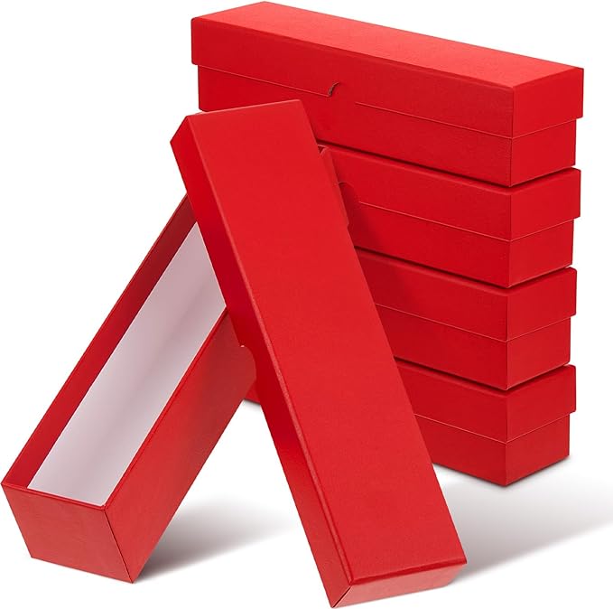 Teling 4 Pcs Coin Storage Box 2x2inch Flip Holders Collectors Coin Supplies Holders for Cents Collection Cardboard(Red)