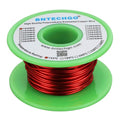 BNTECHGO 16 AWG Magnet Wire - Enameled Copper Wire - Enameled Magnet Winding Wire - 4 oz - 0.0492" Diameter 1 Spool Coil Red Temperature Rating 155℃ Widely Used for Transformers Inductors