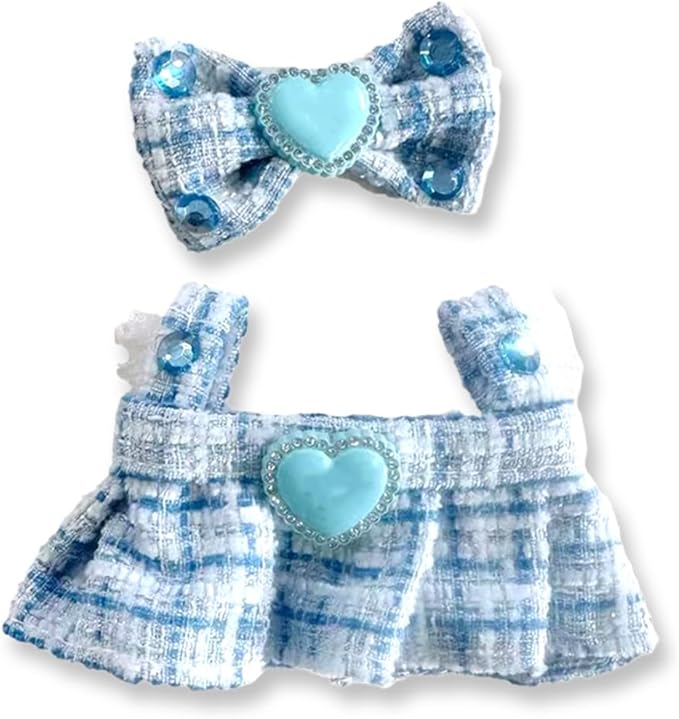 17 cm Doll Clothes - 6.7 Inches Cute Dolls Dress - Premium Fashion Accessories, Luxury Chic Doll Clothes & Style Bundle,Gifts for Lovers(Style K)