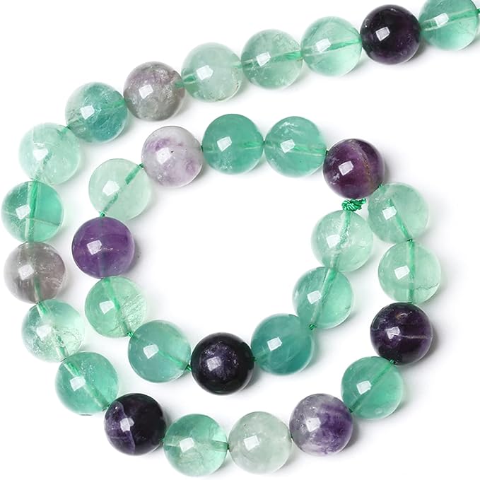 4MM 86PCS Natural Stone Green Fluorite Gemstone Beads for Jewelry Making DIY Bracelet 1 Strand