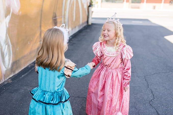 Little Adventures Coral Renaissance Princess Dress Up Costume for Girls