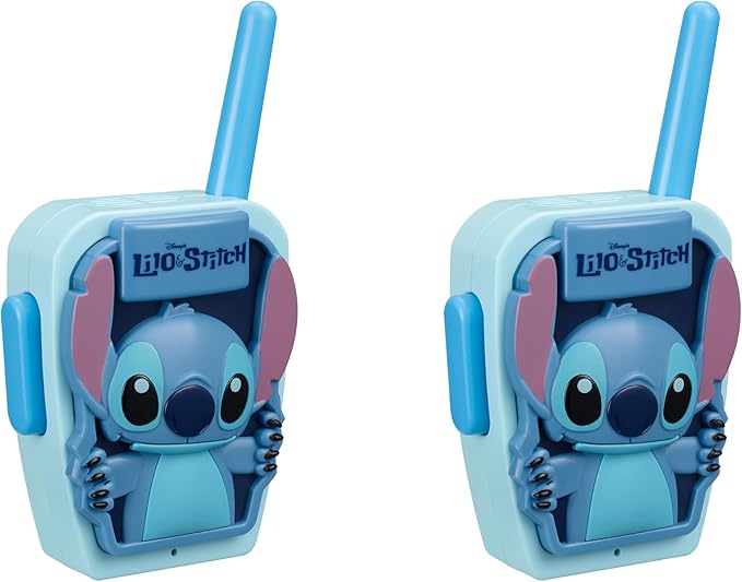 eKids Stitch Walkie Talkies for Kids, Indoor and Outdoor Toys Designed for Fans of Stitch Toys