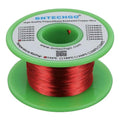 BNTECHGO 30 AWG Magnet Wire - Enameled Copper Wire - Enameled Magnet Winding Wire - 4 oz - 0.0098" Diameter 1 Spool Coil Red Temperature Rating 155℃ Widely Used for Transformers Inductors