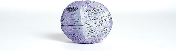 Hugg-A-Planet Pocket Earth with Moon Soft Plush Globe for Children | Montessori Educational Toy for Kids, Teens, Adults, Teachers, and Parents | Planet Earth and Moon Learning Toy