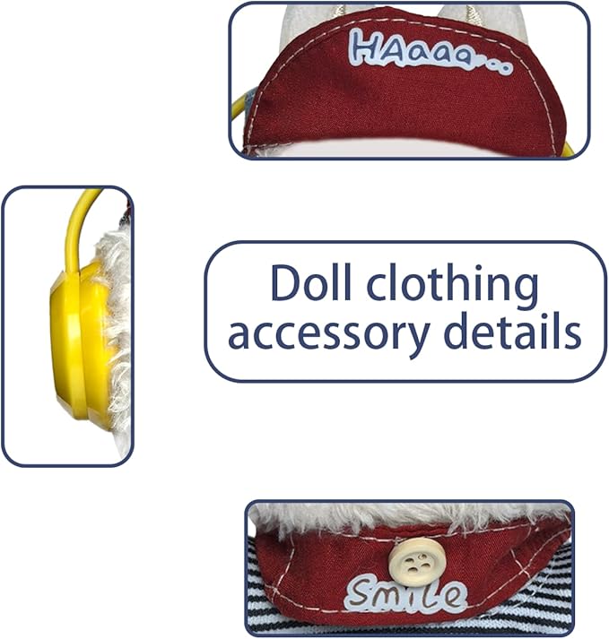 17cm Doll Clothes Set Fashion Doll Clohtes with Accessories of Doll Clothing Suitable for Various Outfits of Dolls (Style M)