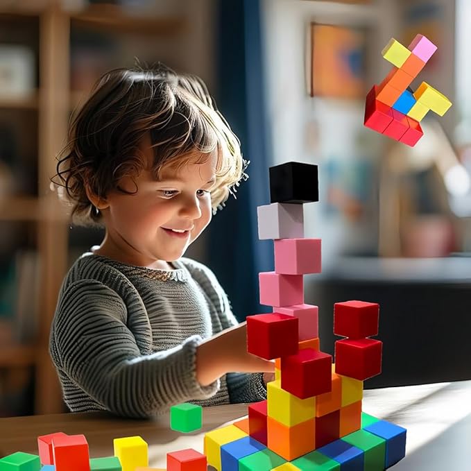 Toys for 3 4 5 6 Years Old Toddlers, Magnetic Blocks 1.18 inch,40PCS Medium Magnetic Building Blocks, Magnet Cubes, Preschool STEM Sensory Toys, Montessori Autism Toys, Birthday