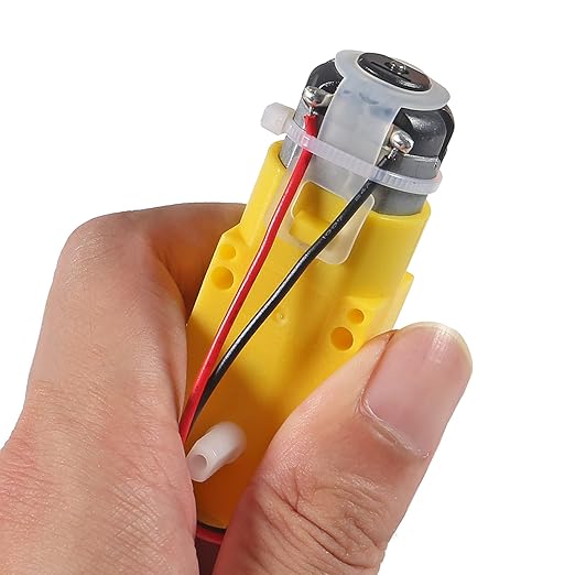 8PCS DC Electric Gear Motor TT DC 3V-6V Prewired Gear Motor Dual Shaft Intelligent Car Chassis with 2Pin Male Connector Wire 1:48 for Arduino Smart RC Car Robot Toys DIY Kit