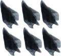 Hoerev Pack of 6 Dancing Juggling Scarves for Decoration Colors Scarves,Size 24"x24",60cmx60cm (Black)