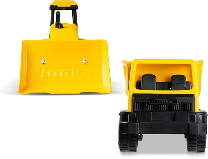 Tonka - Steel Classics Giga Series - Dump Truck & Bulldozer, 2-Pack