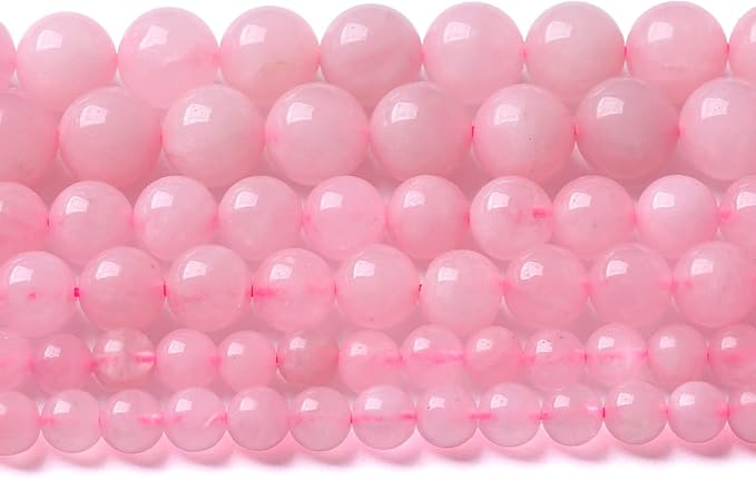 12MM 32PCS Natural Stone Brazilian Rose Quartz Crystal Beads for Jewelry Making DIY Bracelet