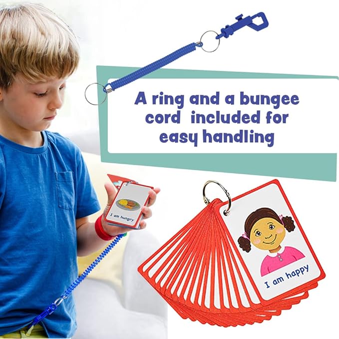 Special Needs My Communication Cards for Special Ed, Speech Delay Non Verbal Children and Adults with Autism 27 Flash Cards for Visual aid or cue Cards