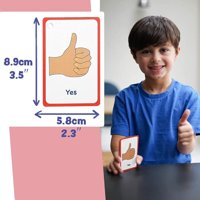 Special Needs My Communication Cards for Special Ed, Speech Delay Non Verbal Children and Adults with Autism 27 Flash Cards for Visual aid or cue Cards