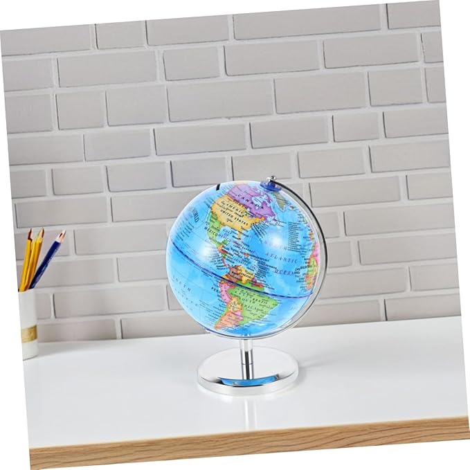Globe Shape Coin Storage Earth Piggy Bank for Kids Decorative World Map Coin Bank